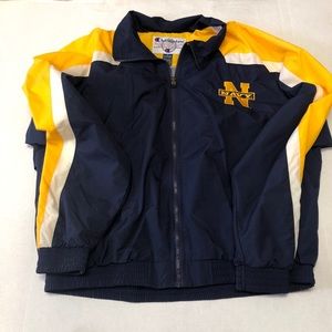 Vintage Champion Navy Blue & Gold Windbreaker